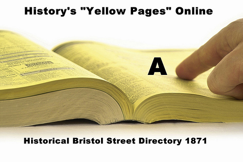 A – Bristol Street Directory 1871